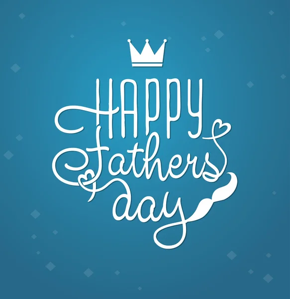 Happy fathers day background — Stock Vector