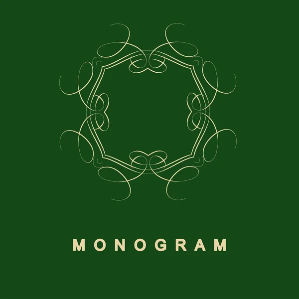 Conjunto de plantilla de logotipo monograma — Archivo Imágenes Vectoriales