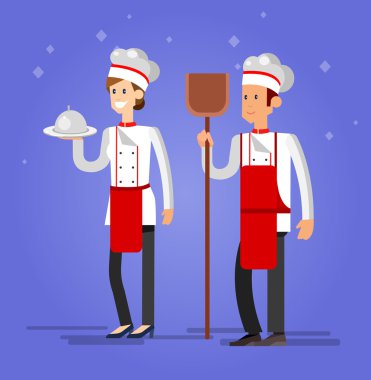 Baker ekmek simgesi fırın arka plan yemek pişirmek