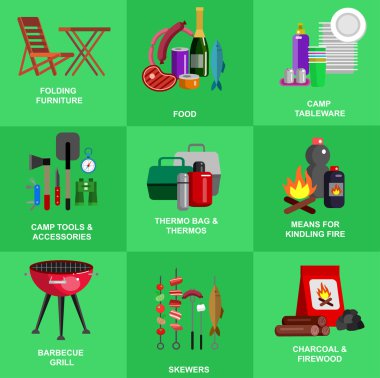 Kamp ve Barbekü nesne