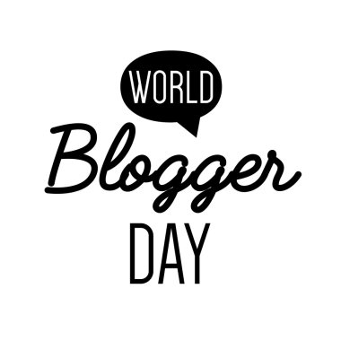 Dünya blog günü kartı