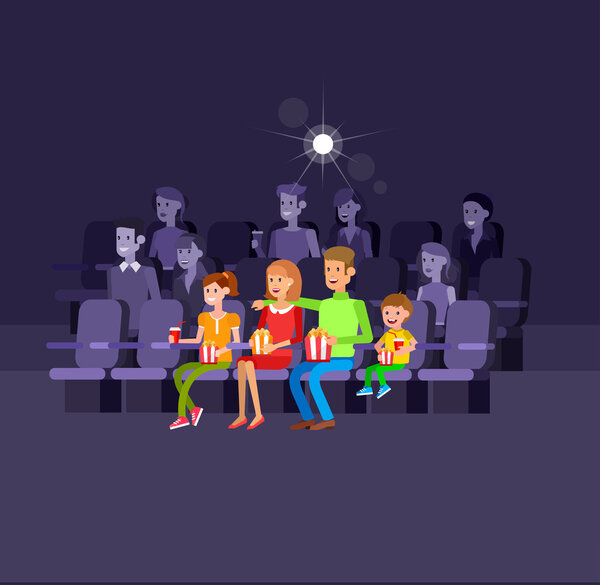 шаблон плаката кинотеатра
