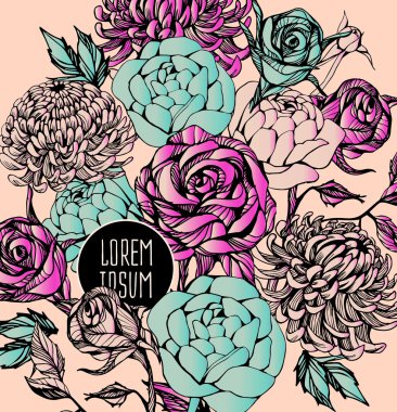 güzel çiçek arka plan sanat