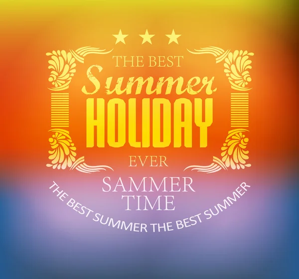 Elementos para férias de verão — Vetor de Stock