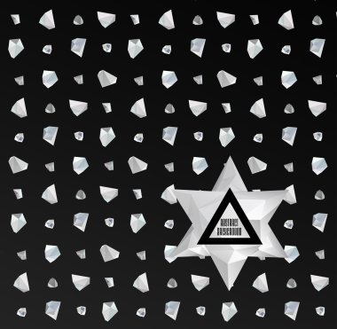 modern arka plan ile çokgen çizmek