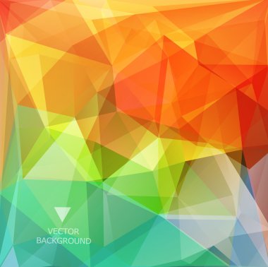 Poligonal arka plan. Üçgenler