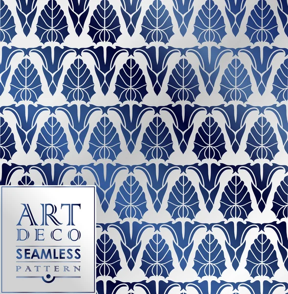 アールデコのシームレスなビンテージ壁紙パターン — ストックベクタ