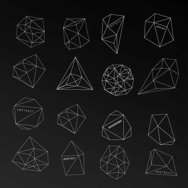 Абстрактный современный фон с дизайном полигонов — стоковый вектор