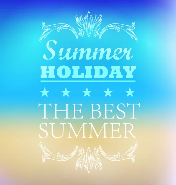 Elementi per le vacanze estive — Vettoriale Stock