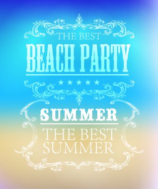 Yaz tatili için öğeleri