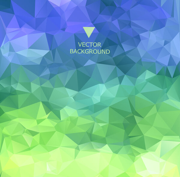 Abstract polygonal background. Triangles