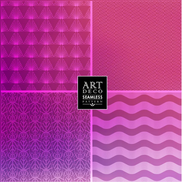 Art Deco seamless vintage wallpaper pattern