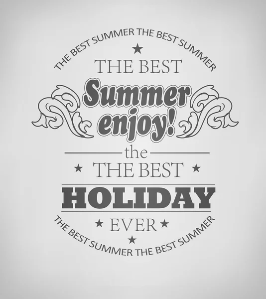Elementos para férias de verão —  Vetores de Stock