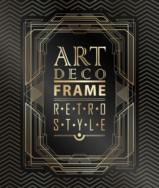 Arte deco geométrica — Vetor de Stock