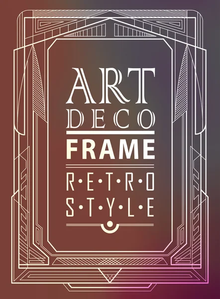 Art deco geometrische — Stockvector