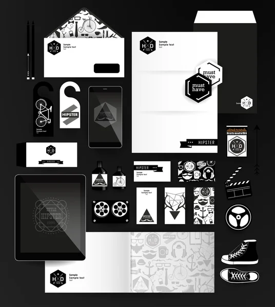 Vorlage: Corporate Identity — Stockvektor