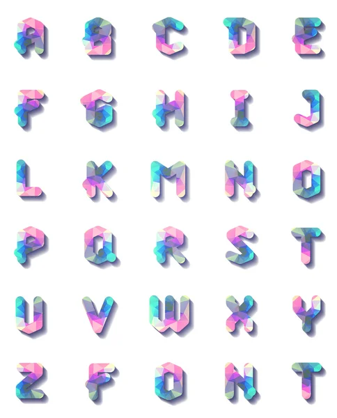 Ensemble alphabet — Image vectorielle