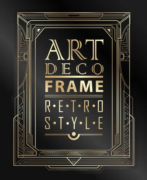 Art deco geometrik