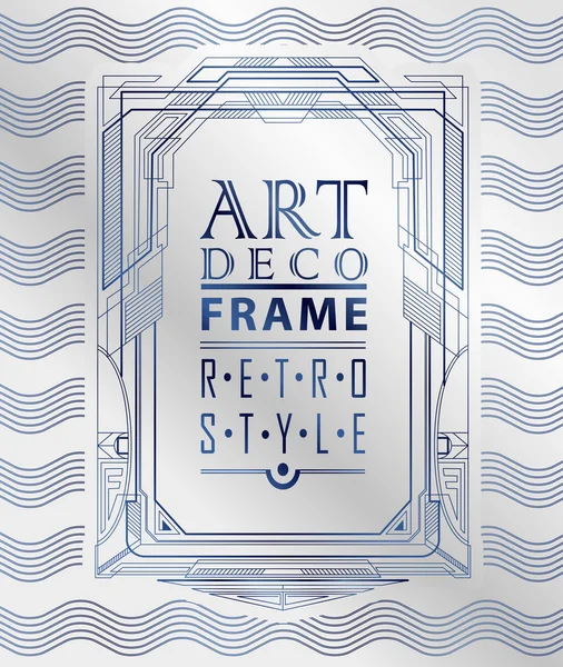 Art deco geometric — Stock Vector