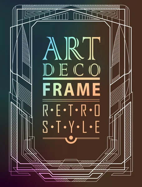 Art deco geometrické — Stockový vektor