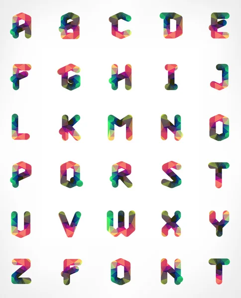 Ensemble alphabet — Image vectorielle