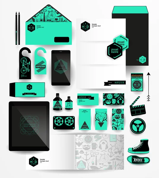 Vorlage: Corporate Identity — Stockvektor