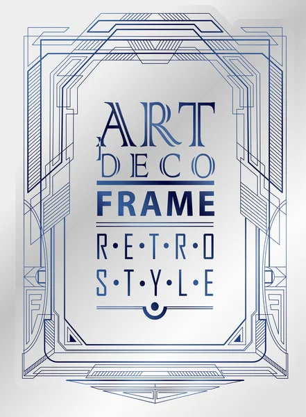 Art deco geometrische — Stockvector