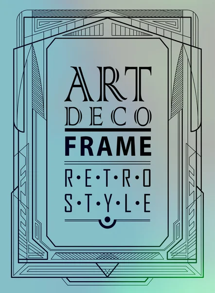 Art deco geometriai — Stock Vector