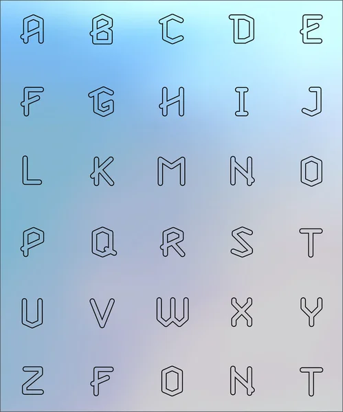 Conjunto de alfabeto — Archivo Imágenes Vectoriales