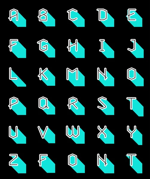 Ensemble alphabet — Image vectorielle