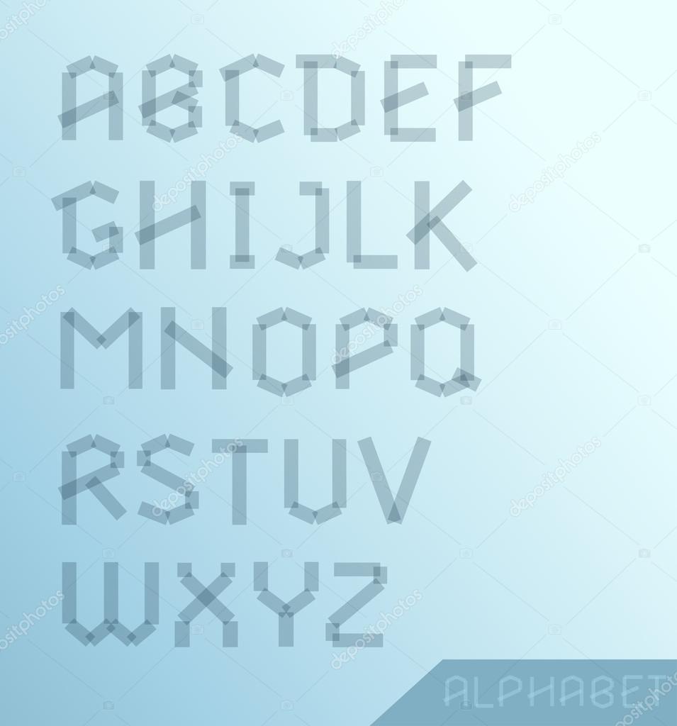 Graphic Alphabet Set