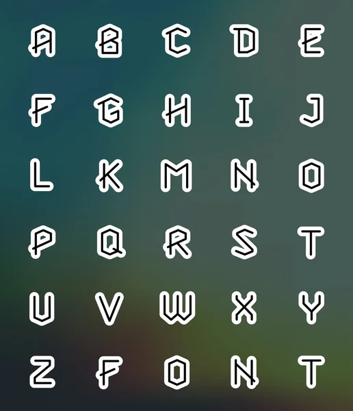 Conjunto de alfabeto — Archivo Imágenes Vectoriales