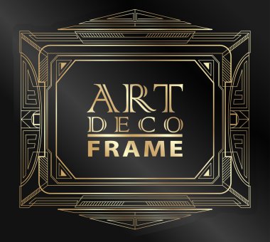 Art deco geometrik