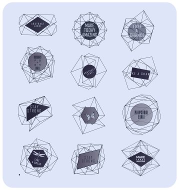 soyut üçgen tasarım 