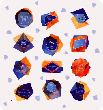 soyut üçgen tasarım 