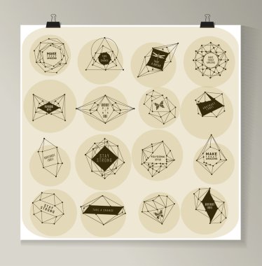 soyut üçgen tasarım 