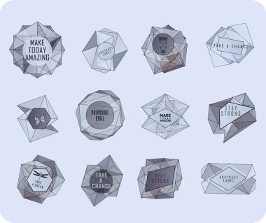 soyut üçgen tasarım 