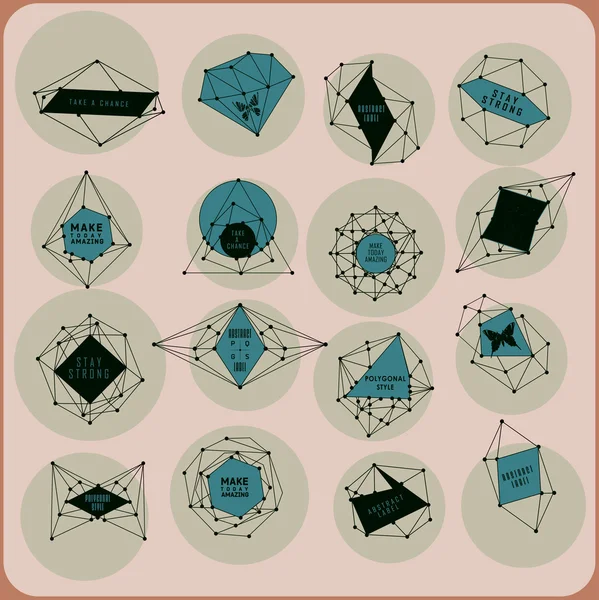 Disegno astratto triangoli — Vettoriale Stock
