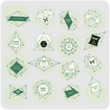 soyut üçgen tasarım 