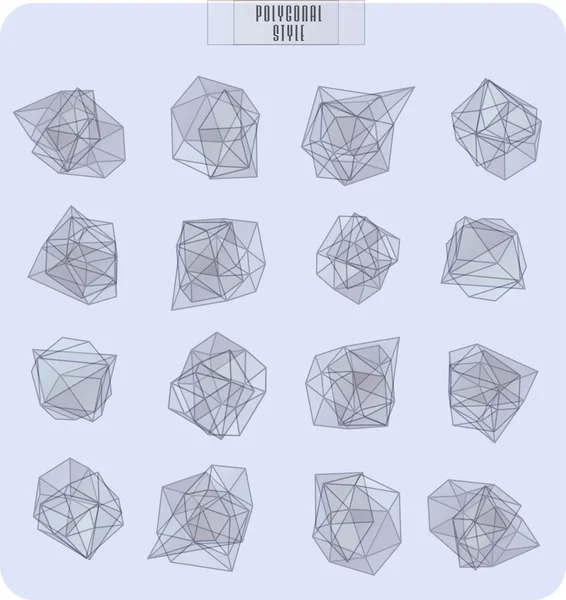 Conception de triangles abstraits — Image vectorielle