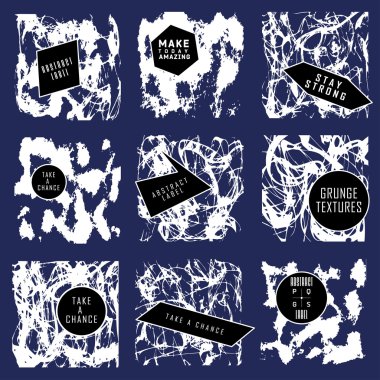 Soyut dizi BLOB'ları, sıçrama, etiketleri