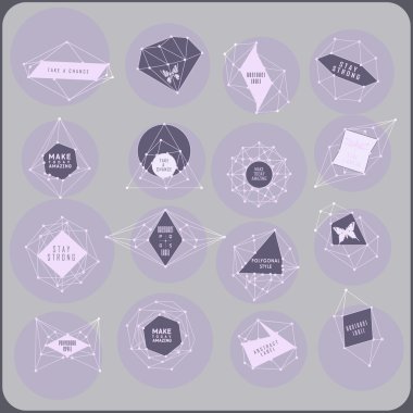 soyut üçgen tasarım 