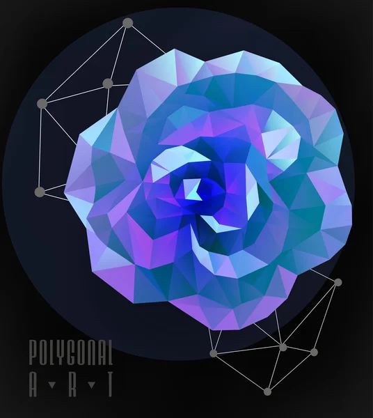 Eléments polygonaux modernes — Image vectorielle