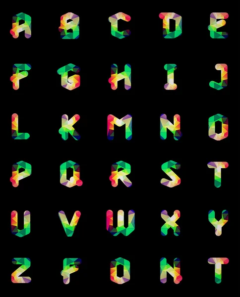 Ensemble alphabet — Image vectorielle