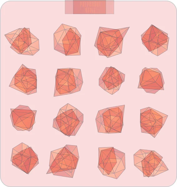 Disegno astratto triangoli — Vettoriale Stock