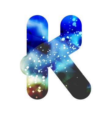 Soyut geometrik mektup