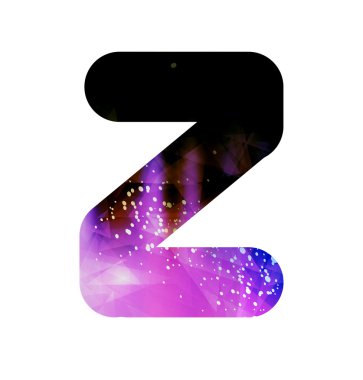 Soyut geometrik mektup