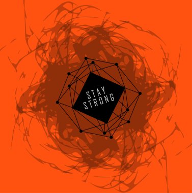 Soyut çokgen arkaplan