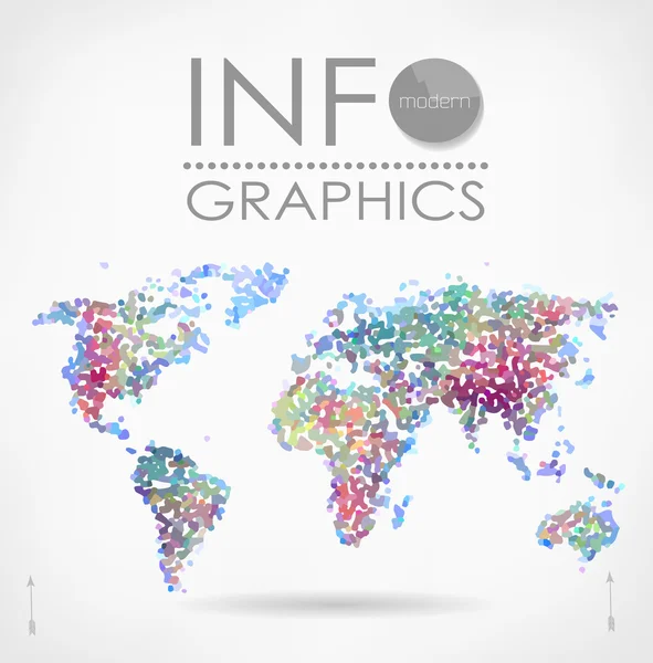 Mapa del mundo fondo — Archivo Imágenes Vectoriales