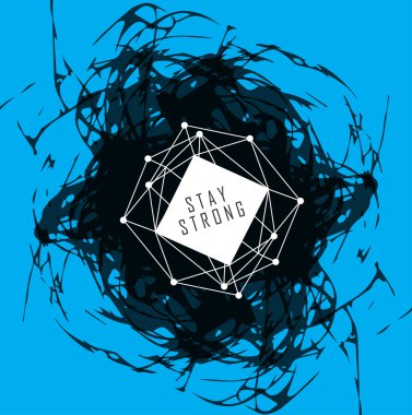 Soyut çokgen arkaplan